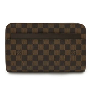 LOUIS VUITTON Authentic Brown Damier Pouch